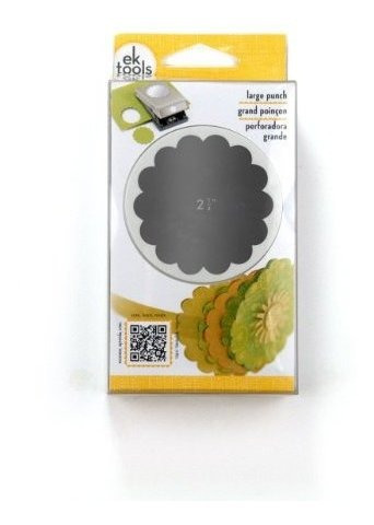 Imagen 2 de 4 de Ek Tools Punch De Círculo Festoneado De 2,25 Pulgadas,
