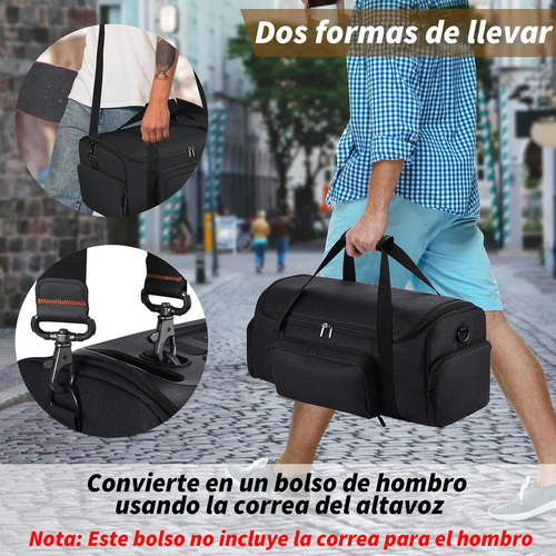 Funda Protectora Acolchada Impermeable Para Jbl Partybox On The Go, Bolsa De Transporte Portátil Con Bolsillos Para Micrófonos Y Accesorios, Antigolpes