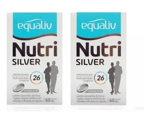 Equaliv Nutri Silver Multivitamínico ( Kit 2x60 Cápsulas )