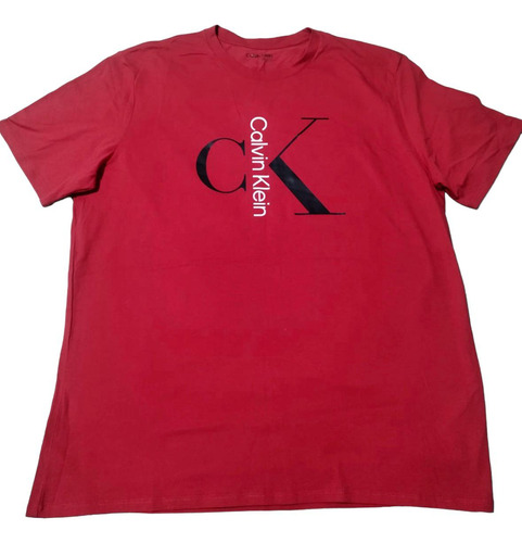 Playera Calvin Klein De Dama Talla L Color Red Original 