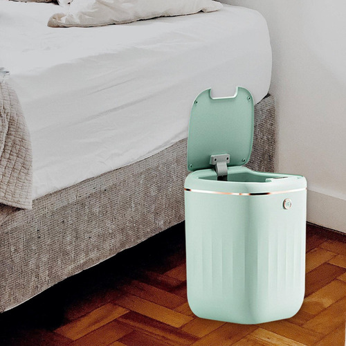 Cubo De Basura Inteligente Con Sensor De Movimiento Para