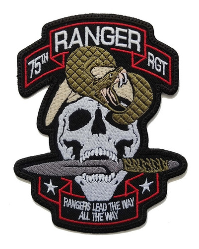 Parche Bordado Táctico 75th Ranger Rgt Rangers Lead The Way 