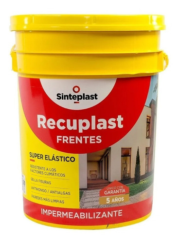 Recuplast Frentes Imperm. X20lts Sinteplast -umox-