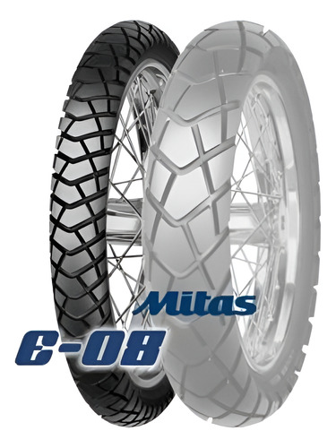 Cubierta Mitas E-08 Trail 90/90-21 Delantera 54s Tl