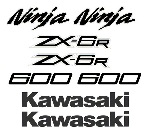 Adesivos Faixa Compatível Kawasaki Ninja Zx-6r 2012 Vermelho Cor Kawasaki Ninja Zx-6r 2012 Vermelha
