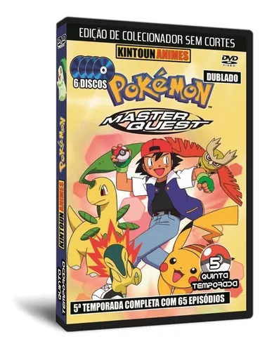 Pokémon 1ª Até A 5ª Temporada Completas E Dubladas Em Dvd