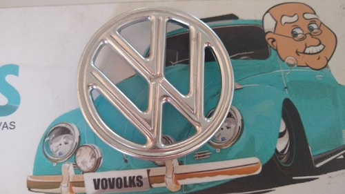 Emblema Dianteiro Original Vw Capô Fusca Vovolks Okm