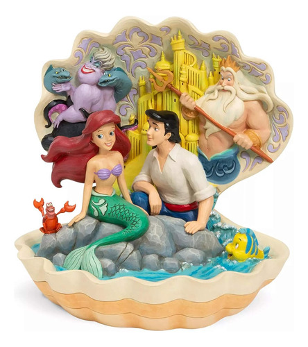 Disney Traditions, Figura De Ariel Y Eric De  La Sirenita 