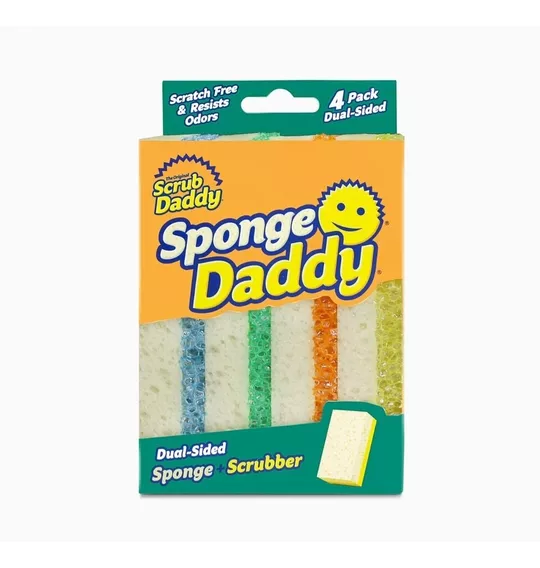 Esponjas Scrub Daddy Para Superficies Multiples (pack De 4u)