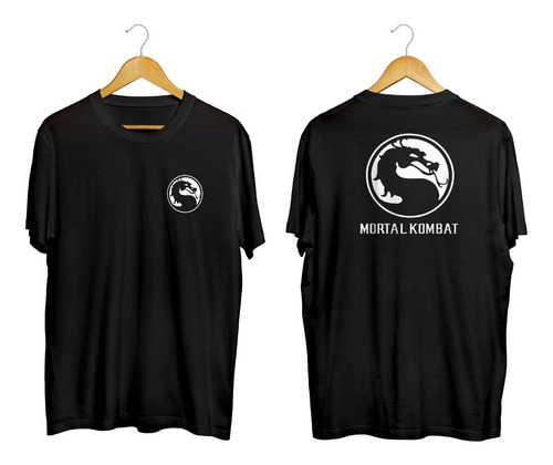 Playera Videojuego Mortal Kombat Doble Estampado Xbox Play