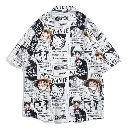 comprar Camisa Hawaiana Estampado De Luffy One Piece Para Unisex