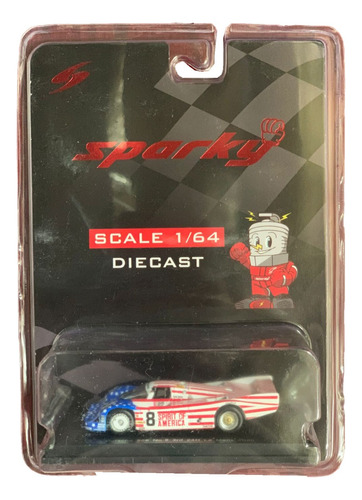 Sporky Die Cast Porsche 956 Spirit Of America 3rd Place 1986