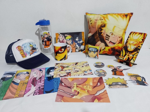 Box Sorpresa  10 Art. Caja Misteriosa Naruto Uzumaki Anime