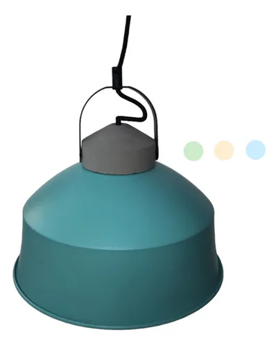 Lámpara Colgante Campana De Metal E27