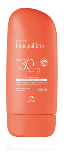 Natura Loção Protetora Fps 30 200 Ml Fotoequilíbrio + Brinde