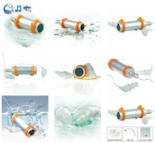 Reproductor Mp3 Water Prof 8gb Deportivo Sumergible Radio Fm