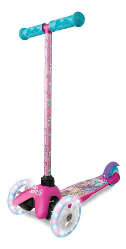 Barbie Scooter 3 Ruedas Autoequilibrio Con Luces Voyager