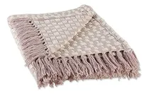 Comprar Dii Urban Check Collection Manta De Algodón, 50x60, Dusty Li