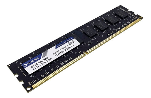 Imagen 1 de 1 de Memoria Ram Ddr3 8gb 1600 Mhz Timetec