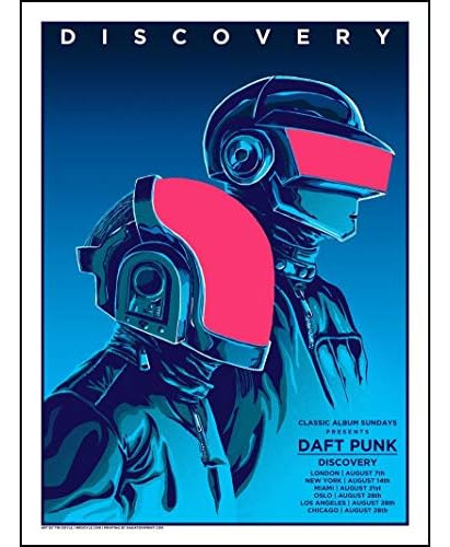 Go Awesome Daft Punk Poster Paper Print (16 Inch X 25 I...