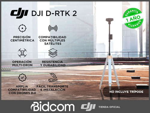 Estación Móvil Dji D-rtk 2 Gnss Recepción Por Satélite Ip65
