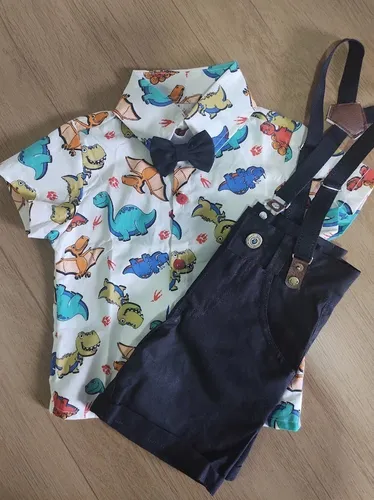 Roupa infantil tema best sale dinossauro