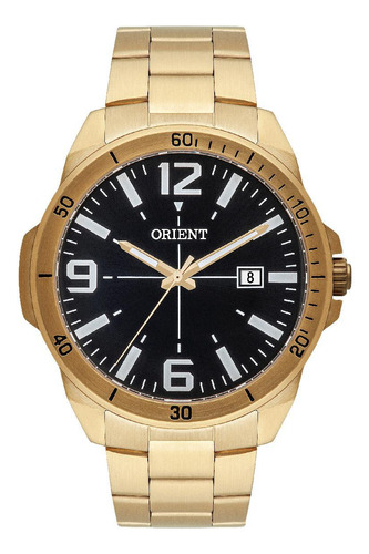 Relógio Orient Masculino Quartz Mgss1211 P2kx Dourado