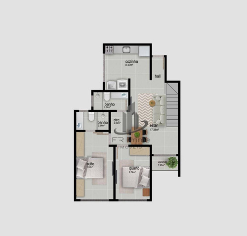 Imagem 13 de 22 de Cobertura Com 2 Quartos À Venda, 111 M² Por R$ 595.000 - Jardim Belvedere - Volta Redonda/rj - Co0007