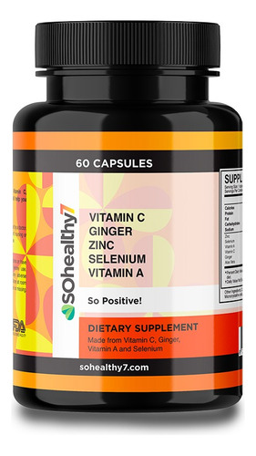 So Positive! Vitamina C Jengibre - 60 Capsulas | Sohealthy7