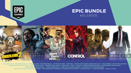 Combo Epic Games: Gta V - Tomb Raider - Death Stranding Y +