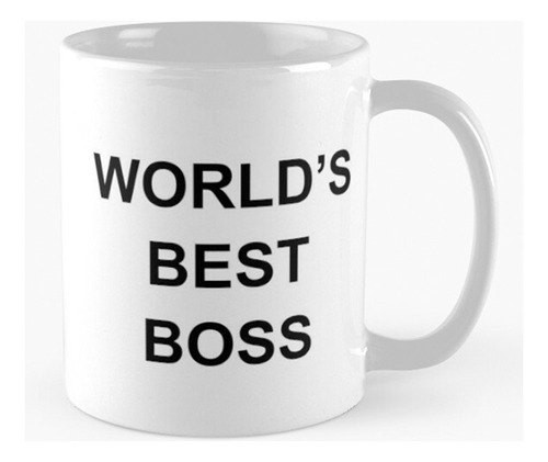 Taza El Mejor Jefe Del Mundo The Office Calidad Premium