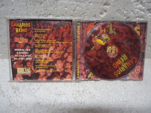 Cd Canários Do Reino Ao Vivo Vol. 2 - Ma (Usado)