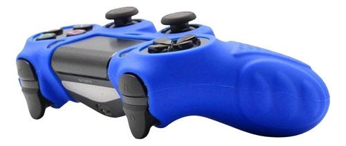 Ps4 Funda Expert Silicona Playstation 4 + 8 Grips Color Azul