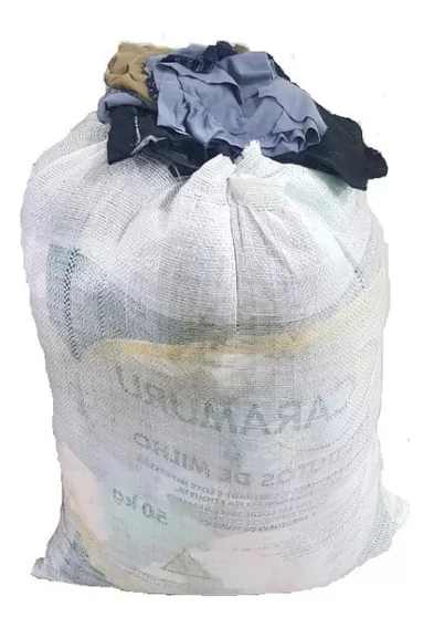 Trapo de algodón Ecotrapo sábana para limpieza o cubremopas 2 kg 