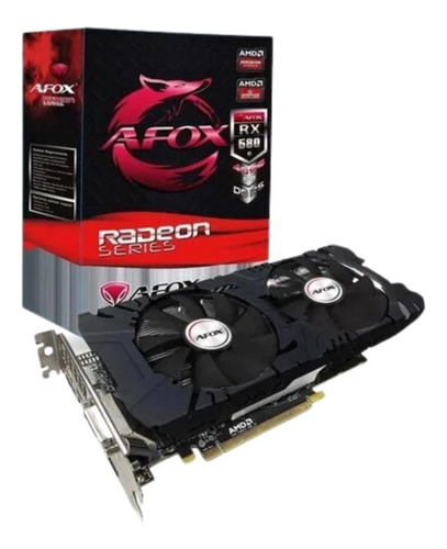 Placa De Vídeo Amd Afox Radeon Rx500 Series Rx580 8gb Gddr5