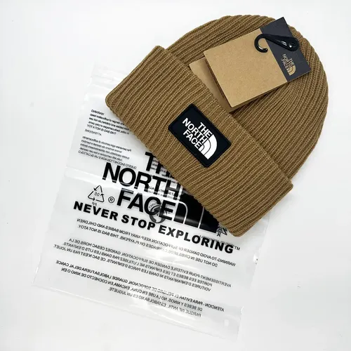 Touca Gorro The North Face Tnf Box Cuffed Marrom Original