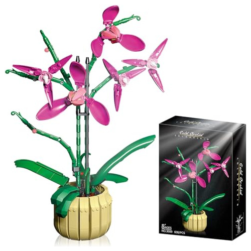 Ep Exercise N Play Orchid Flowers Bonsai Building Set, Botan