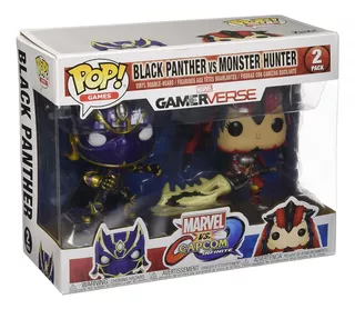 Funko Pop! Marvel Vs Capcom Black Panther Vs Monster Hunter
