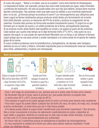 Fermento Láctico Yogur | Iniciador Yogur Casero Uso Múltiple