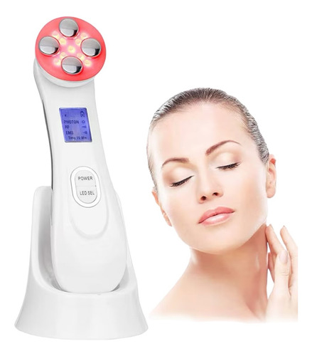 Aparelho Rejuvenescedor Facial 5 Em 1 Radio Frequência 110v/220v