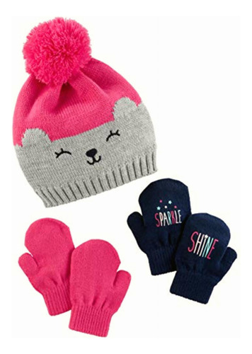 Simple Joys By Carter's Juego De Gorro Y Manoplas Para