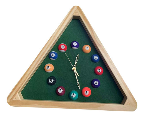 Reloj De Pared Estilo Billar, Diseño Único Para Tu Hogar