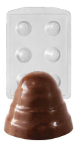 Forma 03 Partes Para Chocolate Dan Top Fp25 Cor Branco