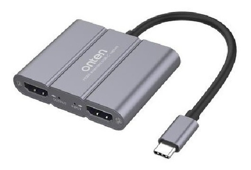 Cable Usb Tipo C Audio Y Video Dual Hdmi Hembra Onten Otn-uc