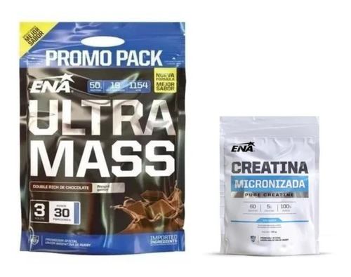 Ultra Mass Bigsize 3kg V/sabores + Creatina - Ena Sport Fctr