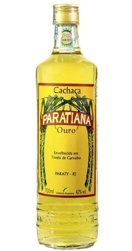 Cachaça Paratiana Ouro Garrafa De 700ml