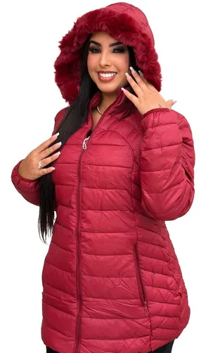 Parka peluciada mercado livre 2025