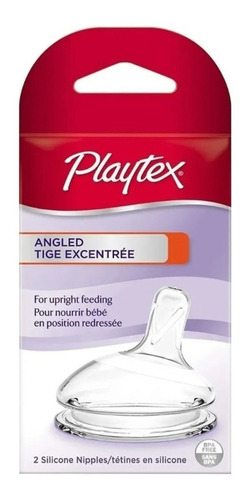 Pack 2 Tetinas Playtex Baby Angled Tige Excentree 0-3m+