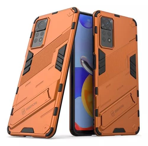Funda Para Redmi Note 12 Pro 4g Pengke Case + Cristal 9d Color Naranja