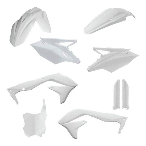 Acerbis Kit Completo Plastico (blanco) Para Kawasaki Kx450f